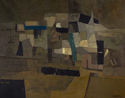 Ram Kumar (1924-2018) - Benares, 1961. Ram Kumar (1924–2018) | India “Benares”, 1961 Oil on canvas 