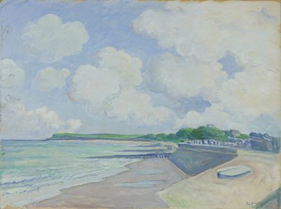 Pierre-Edmond P&eacute;radon (1893-1981) - Coastal View with Clouds. Pierre-Edmond P&eacute;radon (1893–1981) | 