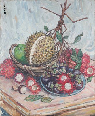 Georgette Chen (1906-1993) - Still Life with Rambutans. Georgette Chen (1906–1993) | 