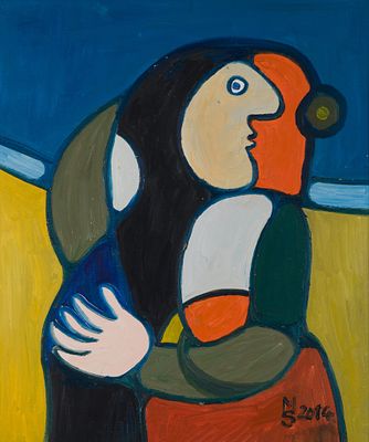 Michael Steinpichler (b. 1943) - Remembering, 2014. Michael Steinpichler (b. 1943) | Austria Oil 