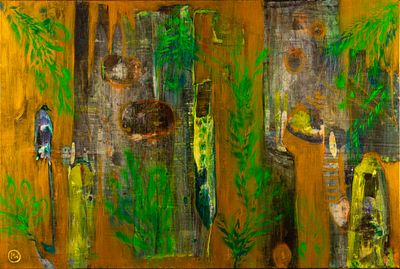 Mariola Wroblewski - Jungle, 2022. Mariola Wroblewski (b. 1972) | Poland Acrylic on 