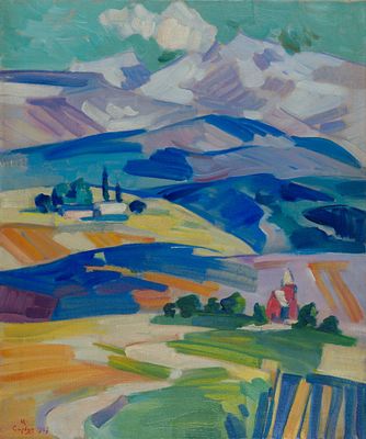 Attributed to Martiros Saryan (1880-1972) - In the Mountains, 1967. Attributed to Martiros Saryan 