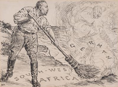 Bernard Partridge (1861-1945) - A Clean Sweep, 1915. Bernard Partridge (1861-1945) | United 