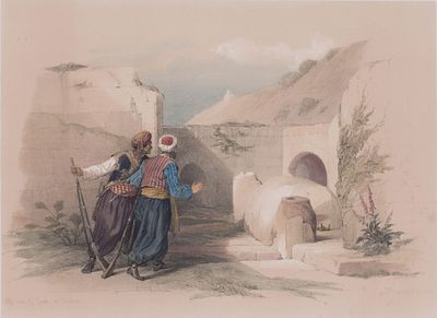 David Roberts (1796-1864) - The Tomb of Joseph at Shechem, 1844. David Roberts (1796-1864) | 