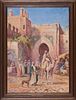 Arthur Trevor Haddon (1864-1941) - Entrance into the Old Town of Fez. Arthur Trevor Haddon Image - 1
