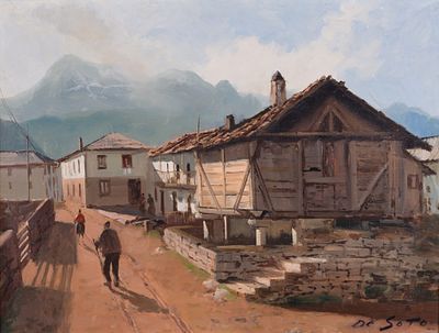 De Soto - Picos de Europa Asturias, 1973. De Soto | Picos de Europa Asturias , 1973 Oil on 