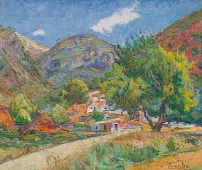 Narcis Galia i Adell - Catalan Landscape II. Narcis Galia i Adell | Catalan Landscape II Oil on 