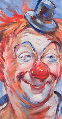 20th Century Catalan School - The Smiling Clown. 20th Century Catalan School | The Smiling Clown 