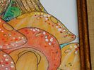CHARLES BIBBS MUSHROOM VILLAGE MIXED MEDIA 1976. This original mixed media painting by renowned Image - 6