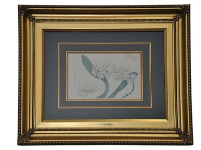 MIHAIL CHEMIAKIN RUSSIAN MIXED MEDIA PAINTING 1977. An original 1977 mixed media work titled 