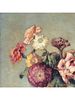 SIMKA SIMKHOVICH 1935 OIL ON CANVAS STILL LIFE FLOWERS. This 1935 oil on canvas still life Image - 2