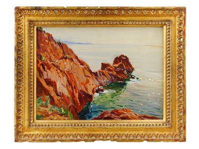 CONSTANTIN WESTCHILOFF RUSSIAN LANDSCAPE PAINTING. Constantin Westchiloff (Russian-American 