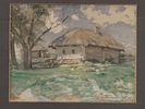 CONSTANTIN WESTCHILOFF RUSSIAN WATERCOLOR PAINTING 1907. This original watercolor painting by Image - 1
