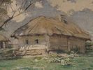 CONSTANTIN WESTCHILOFF RUSSIAN WATERCOLOR PAINTING 1907. This original watercolor painting by Image - 2