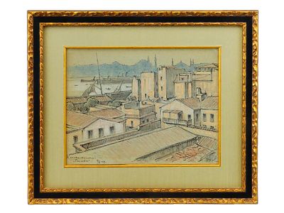 VIATCHESLAV KONDRATIEV RUSSIAN MIXED MEDIA PAINTING. Viatcheslav Kondratiev (Russian 