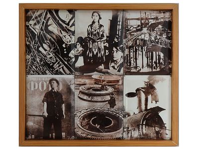 SERGEI BUGAEV AFRIKA RUSSIAN PHOTO COLLAGE 1995. Sergei "Afrika" Bugaev (Russian, b. 1966). Six 