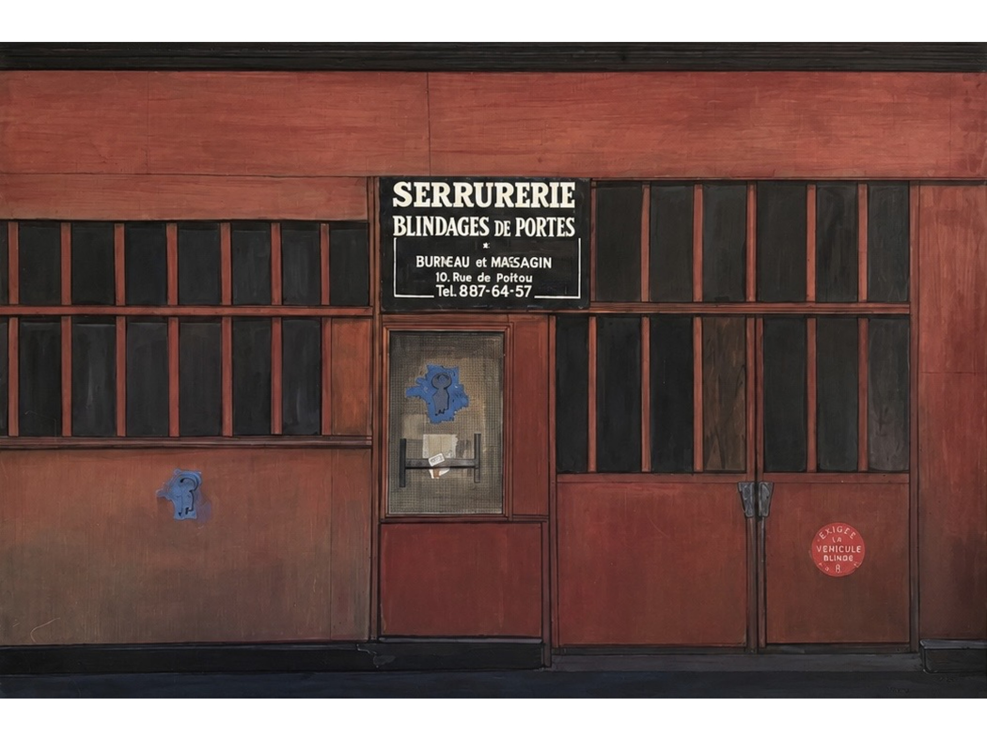 VLADIMIR GRIGOROVICH RUSSIAN AMERICAN STOREFRONT PAINTING