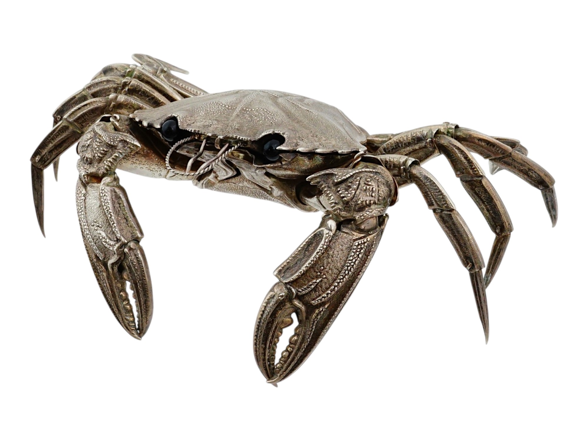 CONTINENTAL ARTICULATED 800 SILVER CRAB BOX