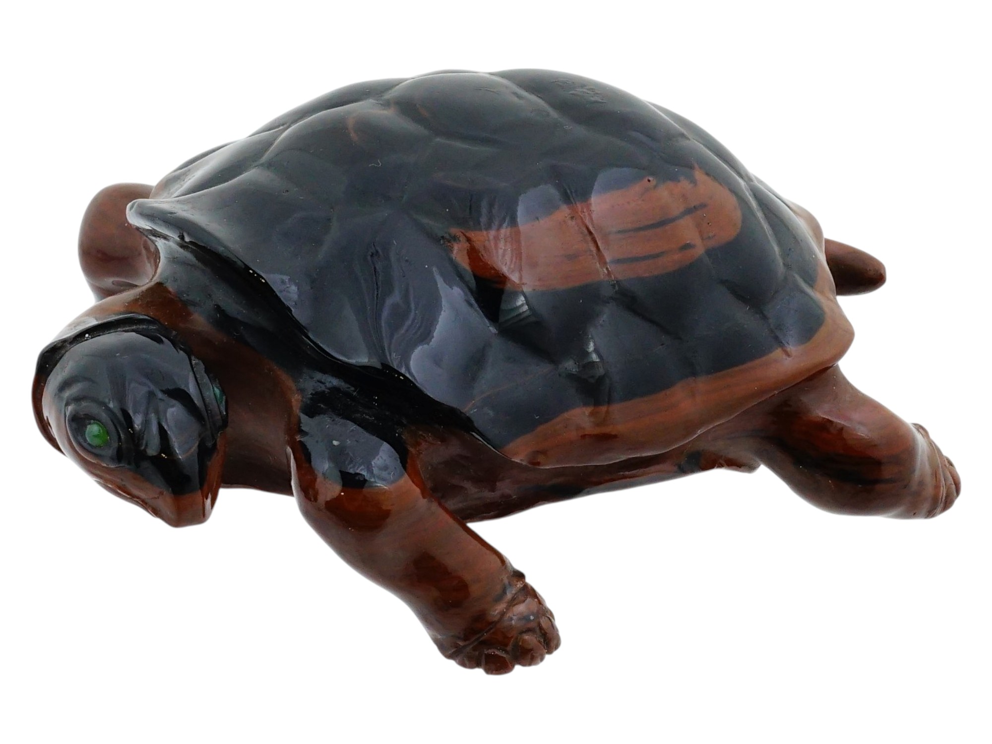 IMPERIAL RUSSIAN HARDSTONE FIGURINE OF A TURTLE