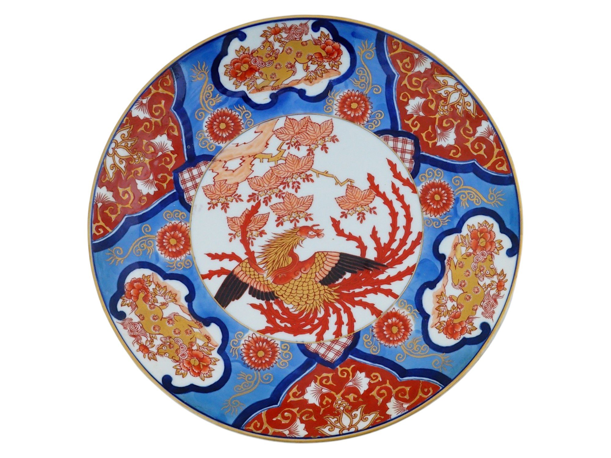 VINTAGE JAPANESE SHOWA ERA IMARI PORCELAIN PLATE