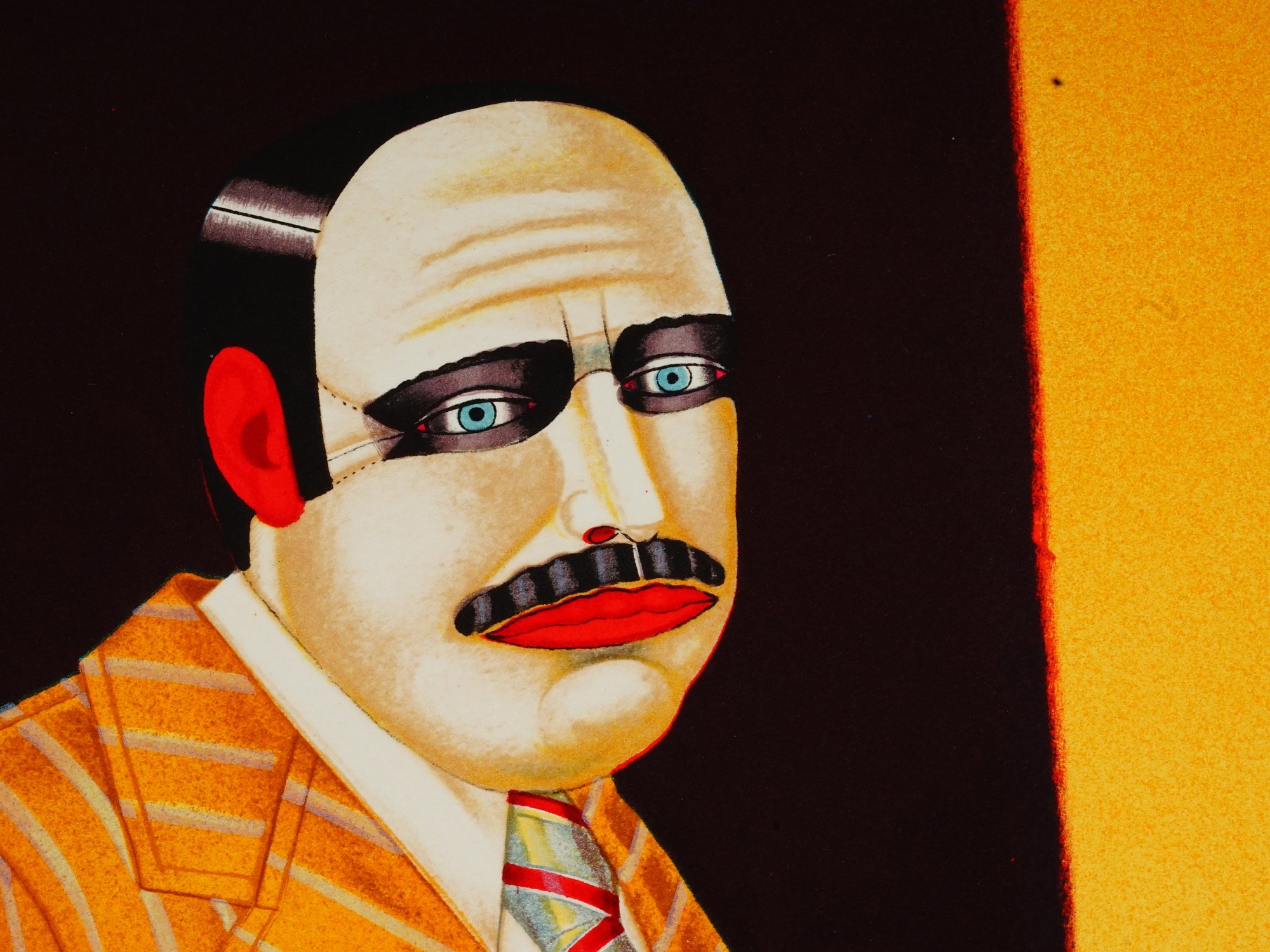 SHIMON OKSHTEYN AMERICAN LTD ED LITHOGRAPH BUSINESSMAN