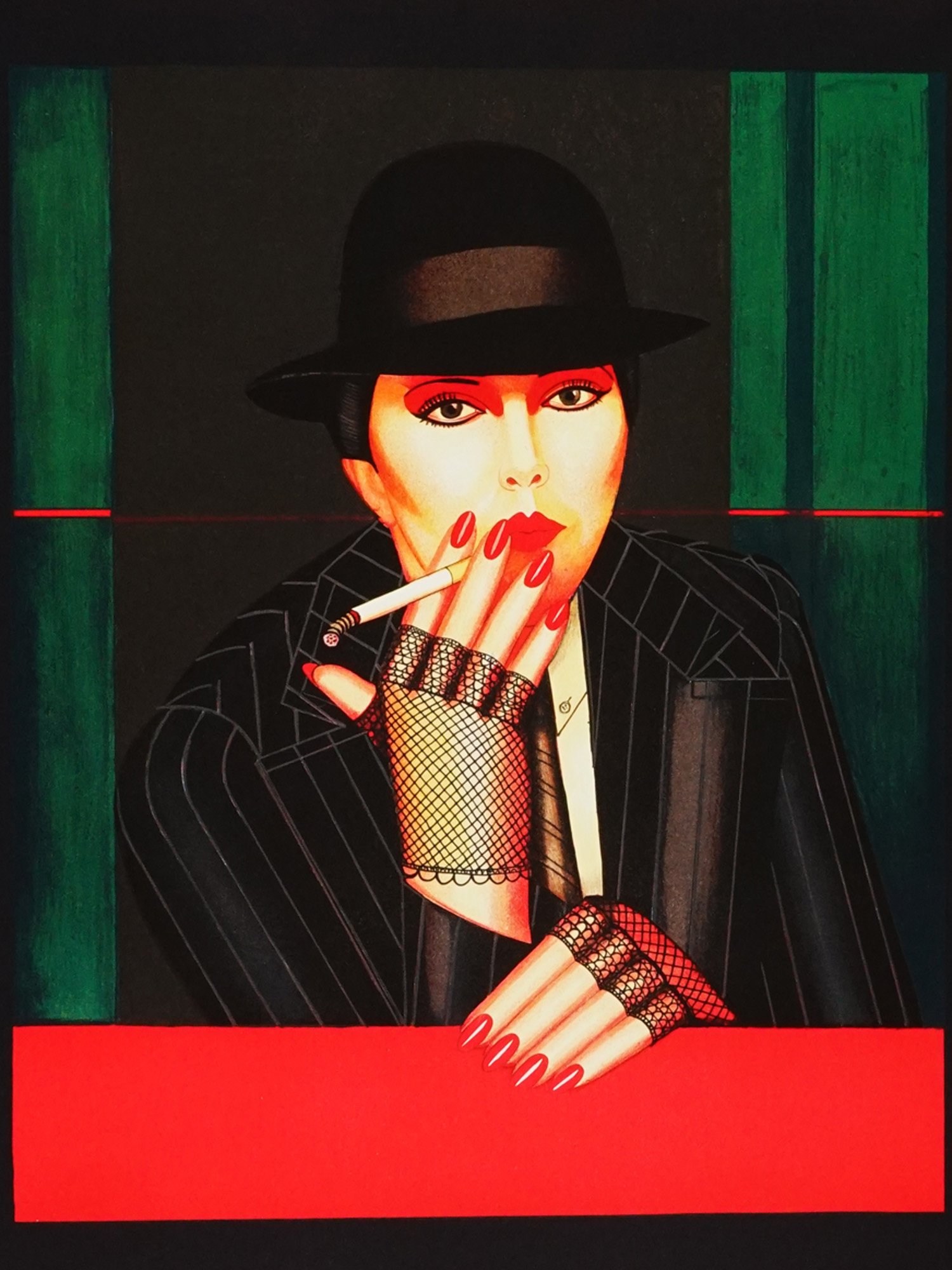 SHIMON OKSHTEYN AMERICAN LTD ED LITHOGRAPH CALL GIRL