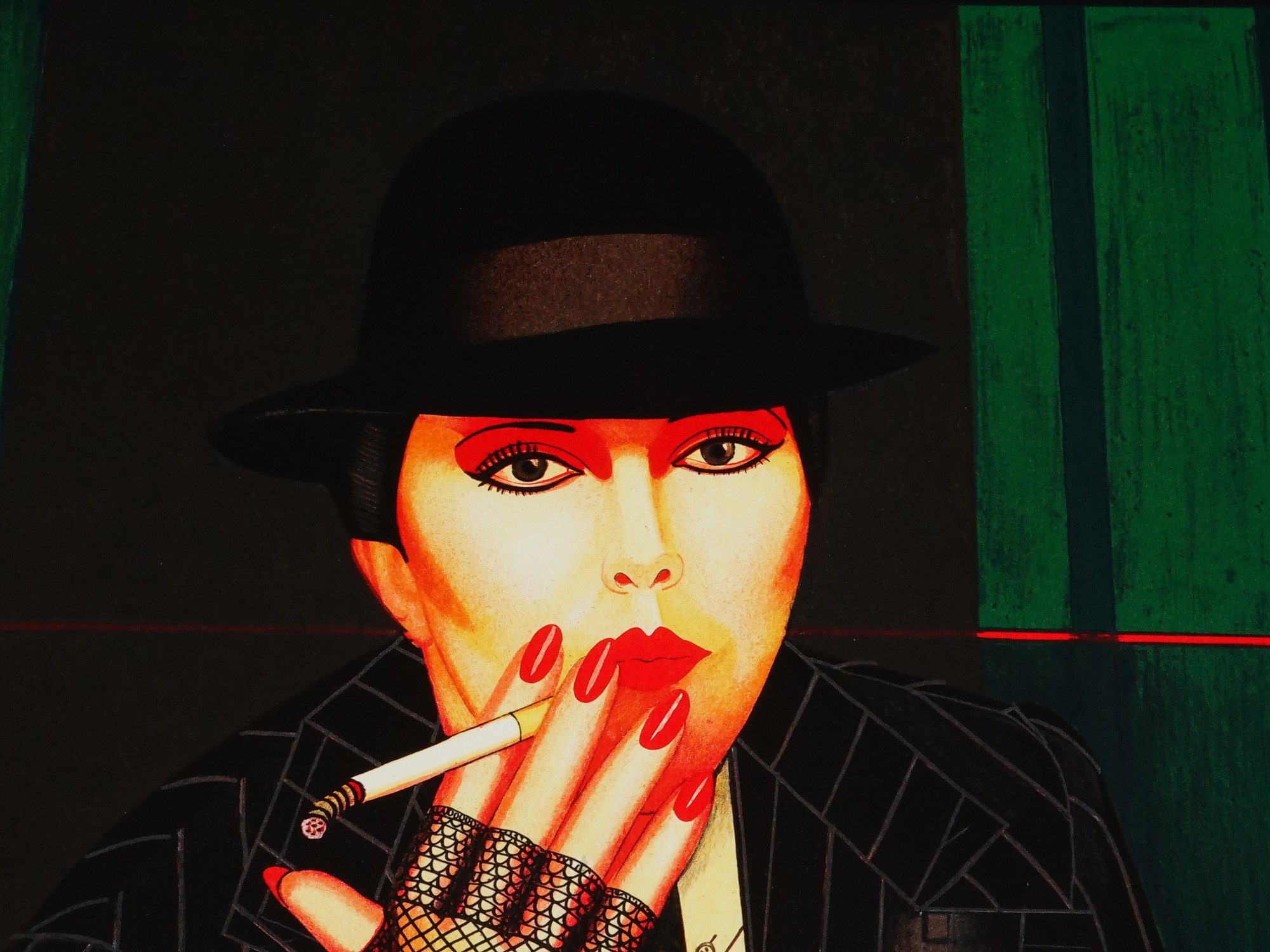 SHIMON OKSHTEYN AMERICAN LTD ED LITHOGRAPH CALL GIRL