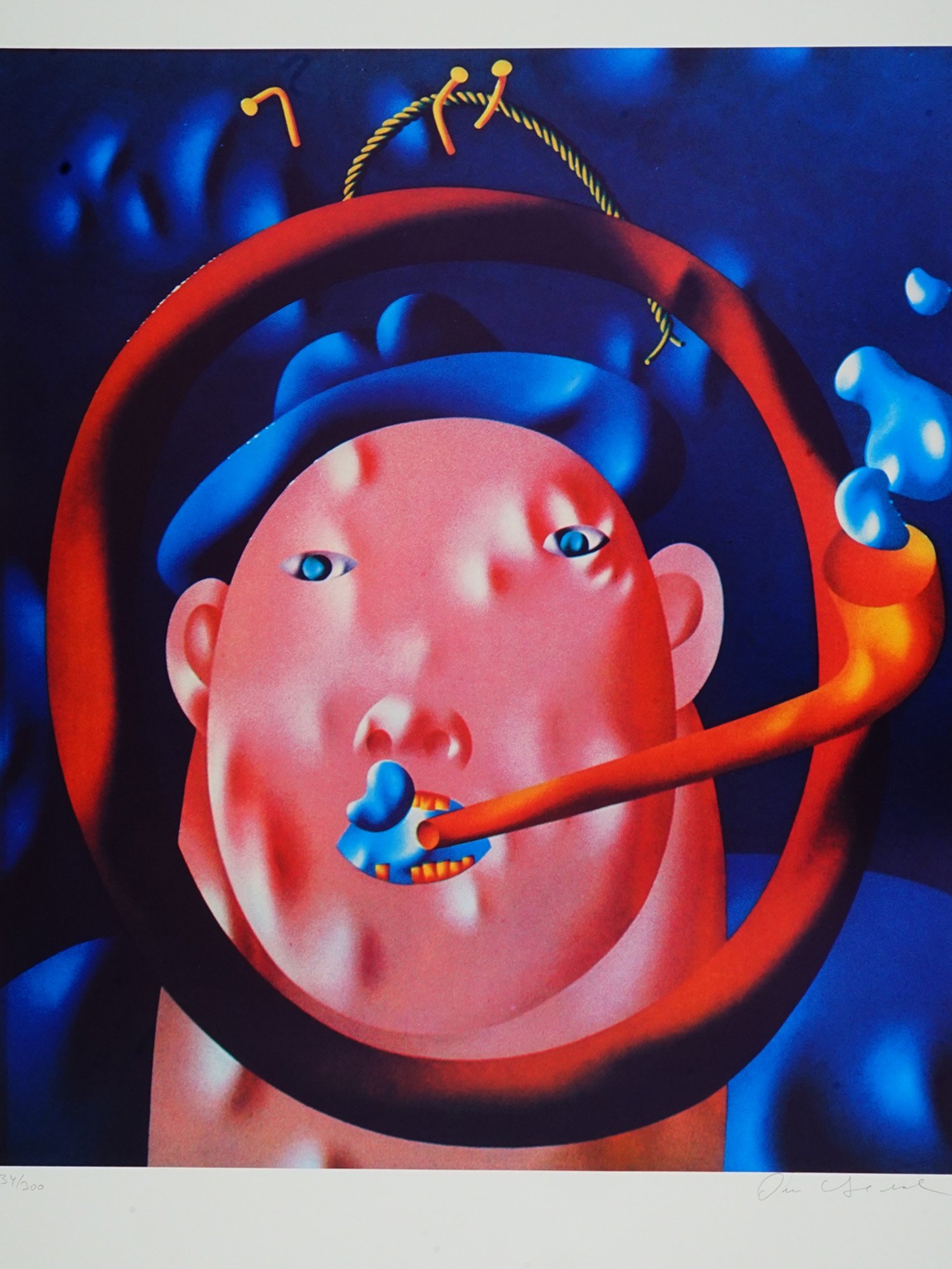 OLEG TSELKOV RUSSIAN LTD ED LITHOGRAPH CIRCUS