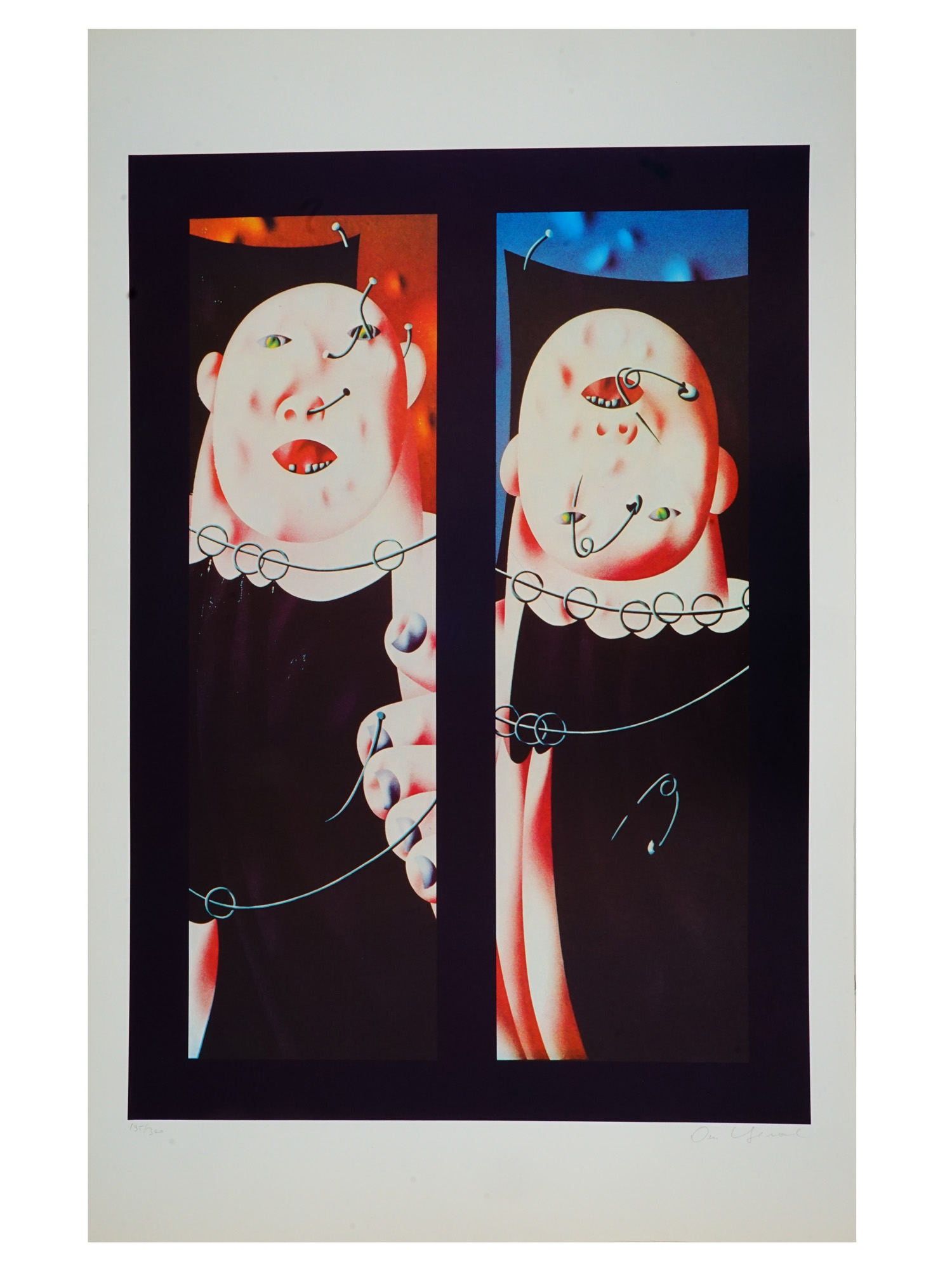 OLEG TSELKOV RUSSIAN LTD ED LITHOGRAPH CIRCUS