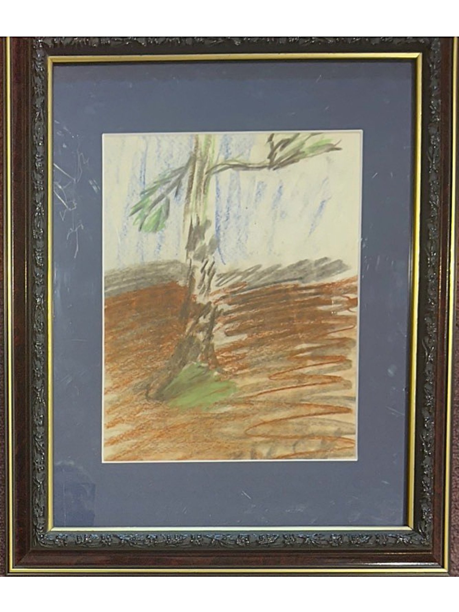 VLADIMIR YAKOVLEV RUSSIAN PENCIL BIRCH TREE DRAWING