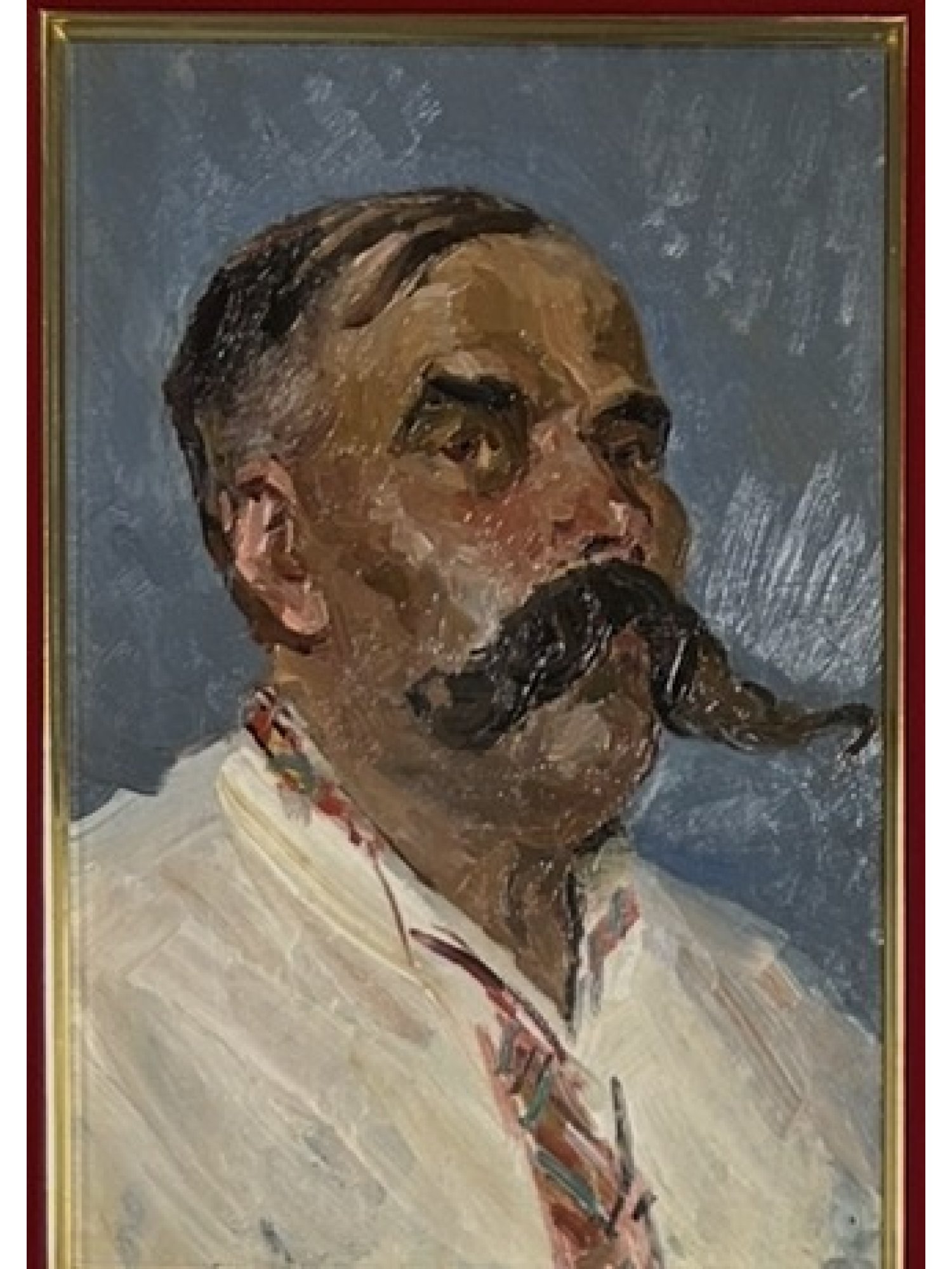BELARUSIAN ABRAM MONOSZON OIL ZAPOROZHIAN COSSACK PAINTING