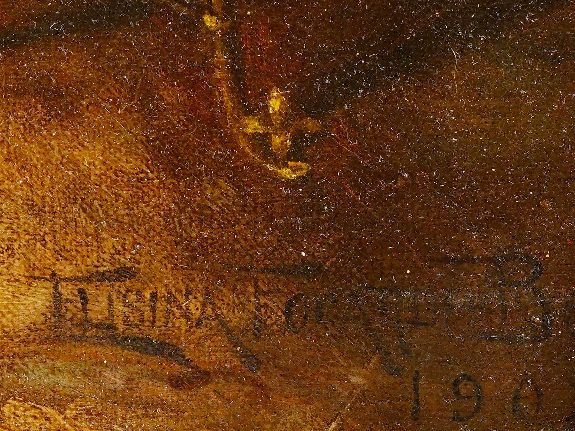 ORIENTALIST OIL PAINTING SIGNED ELISINA FOCARDI