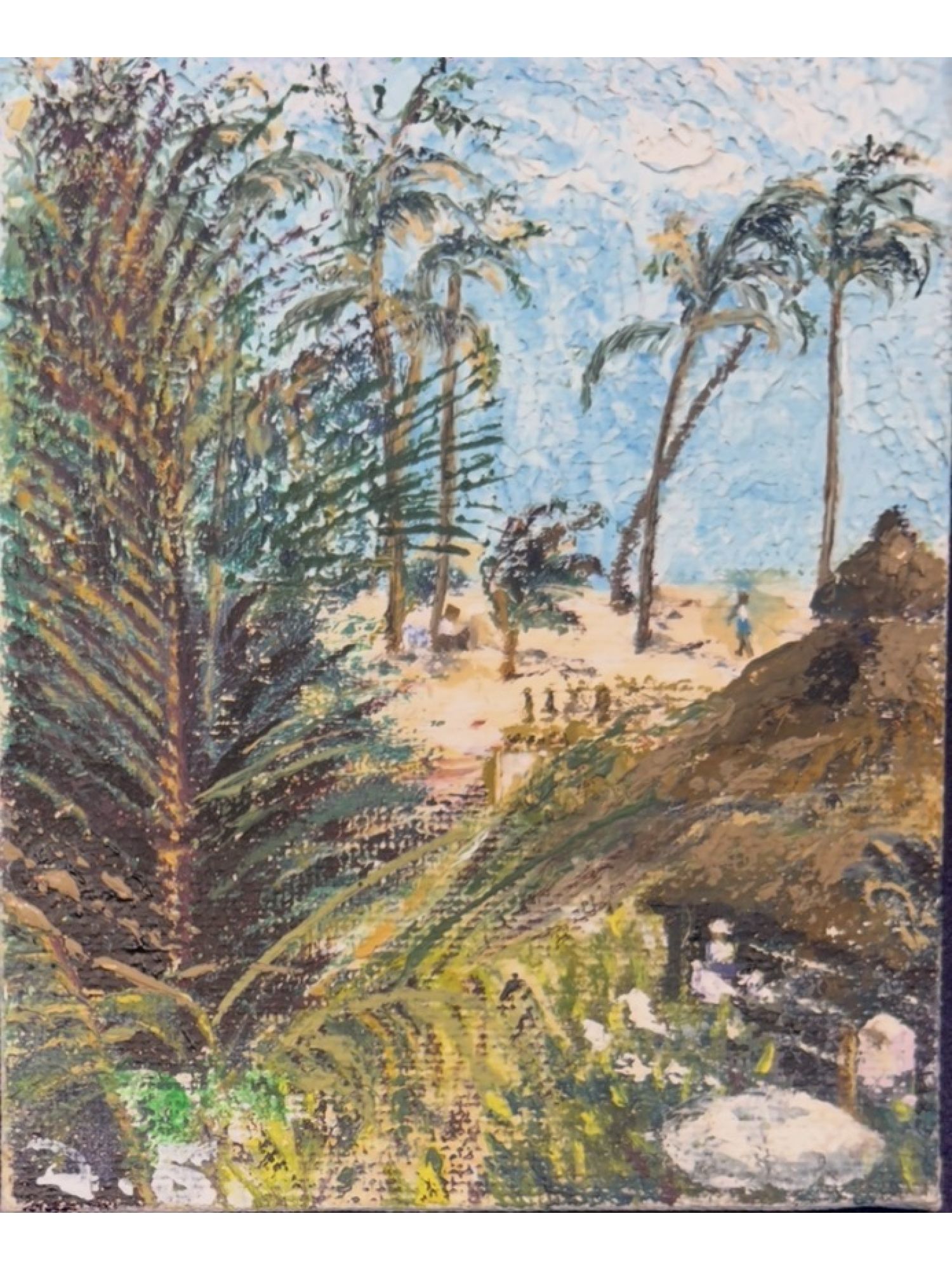UKRAINIAN AMERICAN DAVID BURLIUK 5 FLORIDA OIL PAINTINGS
