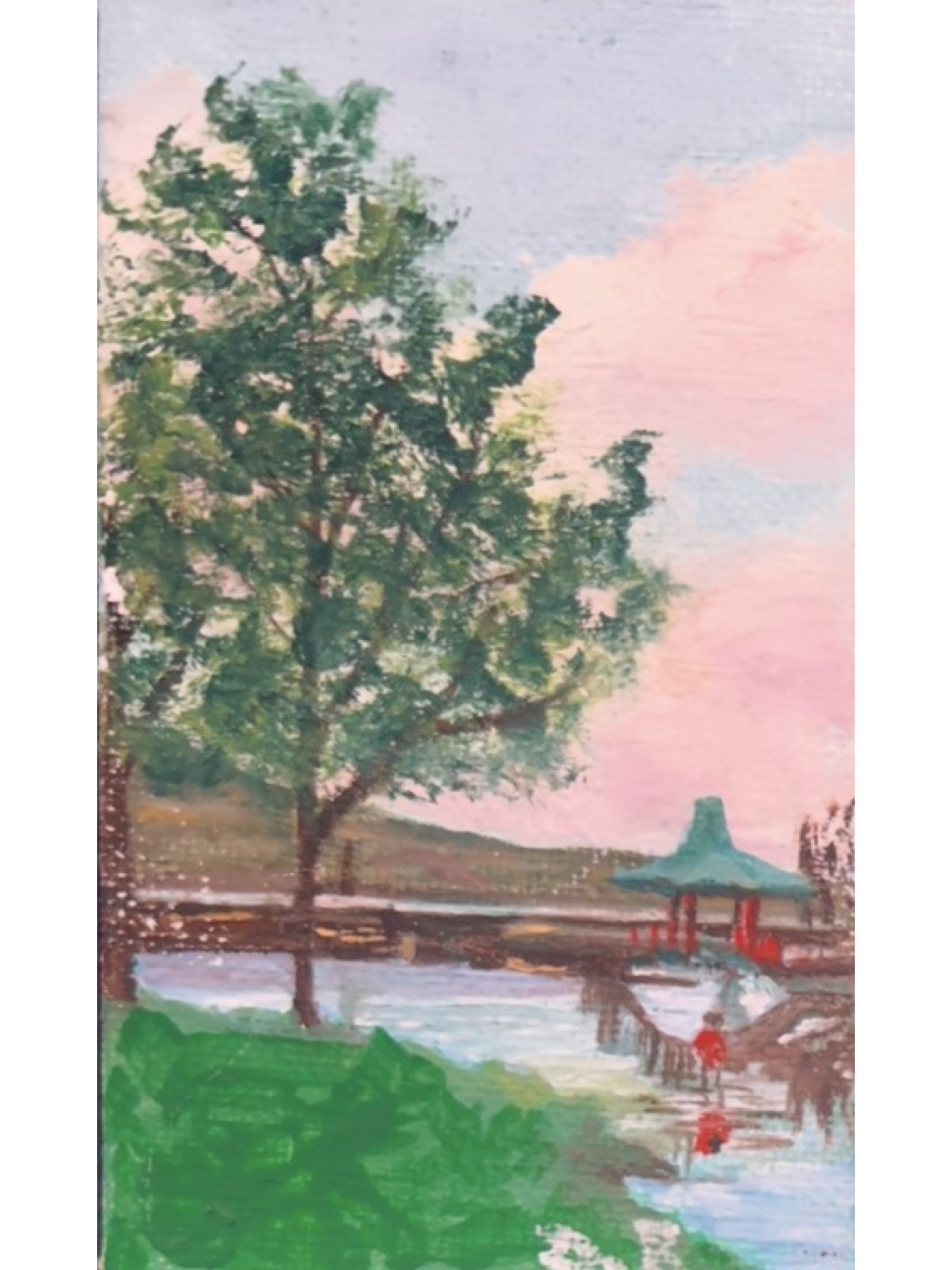 UKRAINIAN AMERICAN DAVID BURLIUK 5 FLORIDA OIL PAINTINGS
