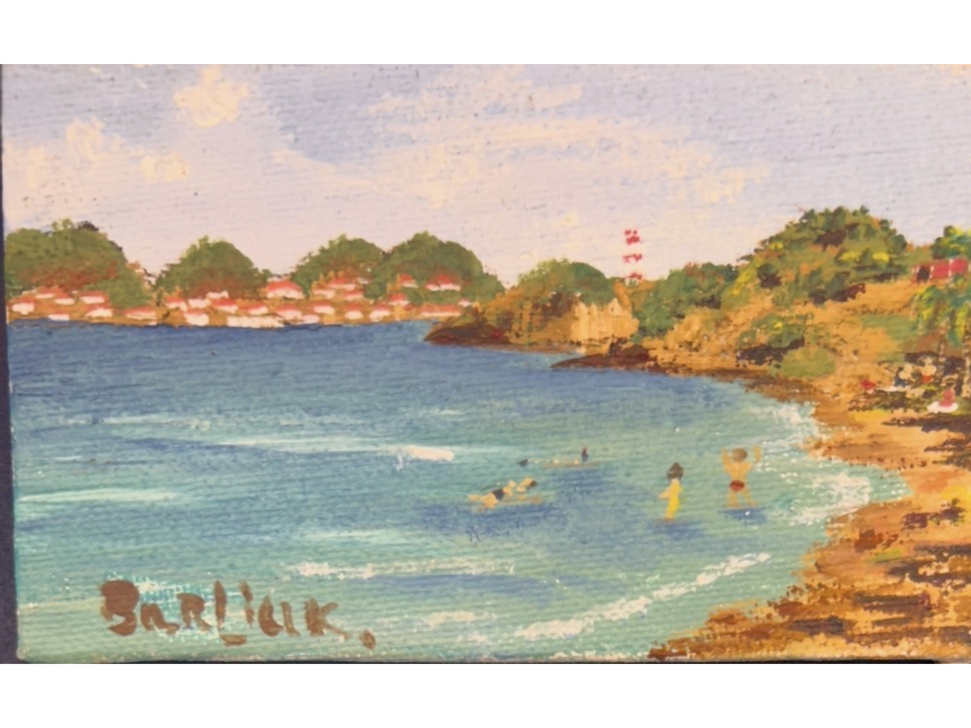 UKRAINIAN AMERICAN DAVID BURLIUK 5 FLORIDA OIL PAINTINGS