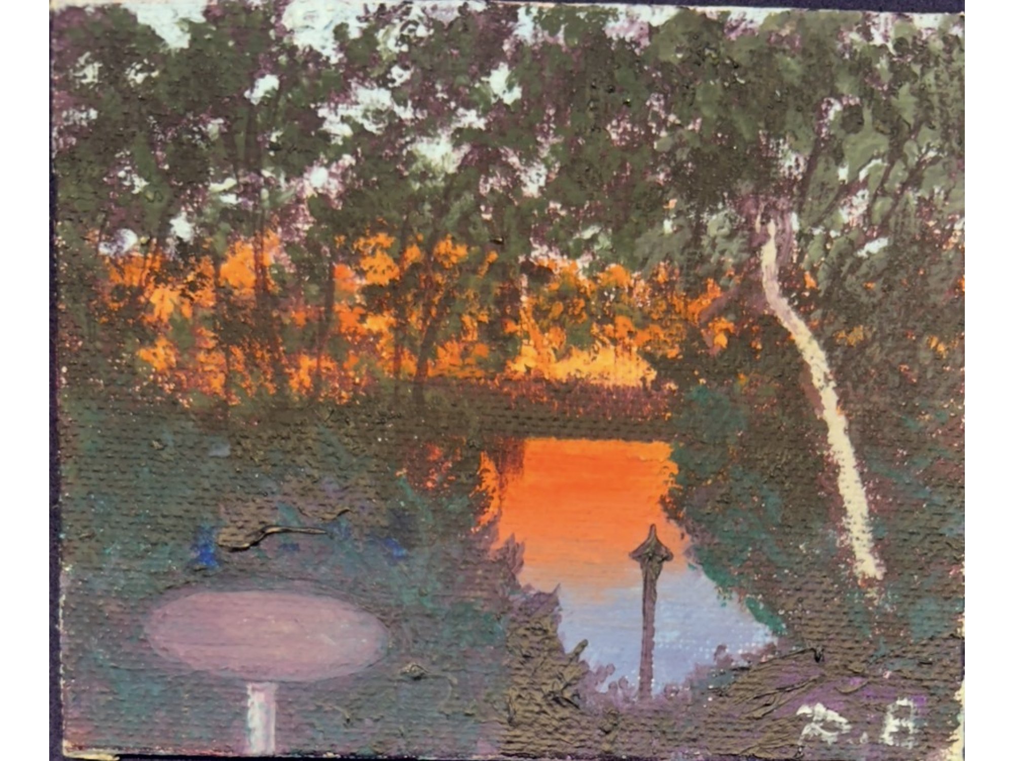 UKRAINIAN AMERICAN DAVID BURLIUK 5 FLORIDA OIL PAINTINGS
