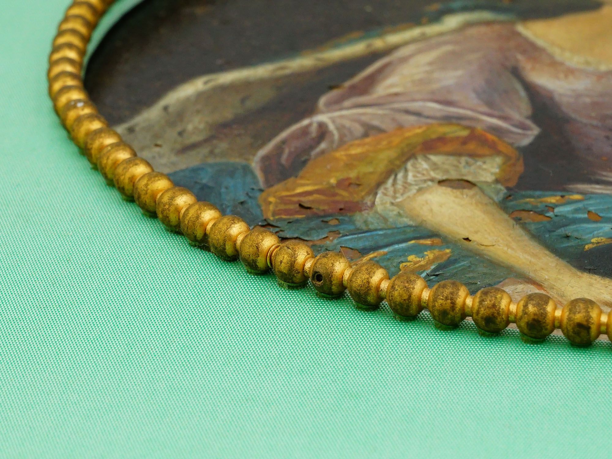 ANTIQUE 18TH C FRENCH SCHOOL FEMALE PORTRAIT PAINTING