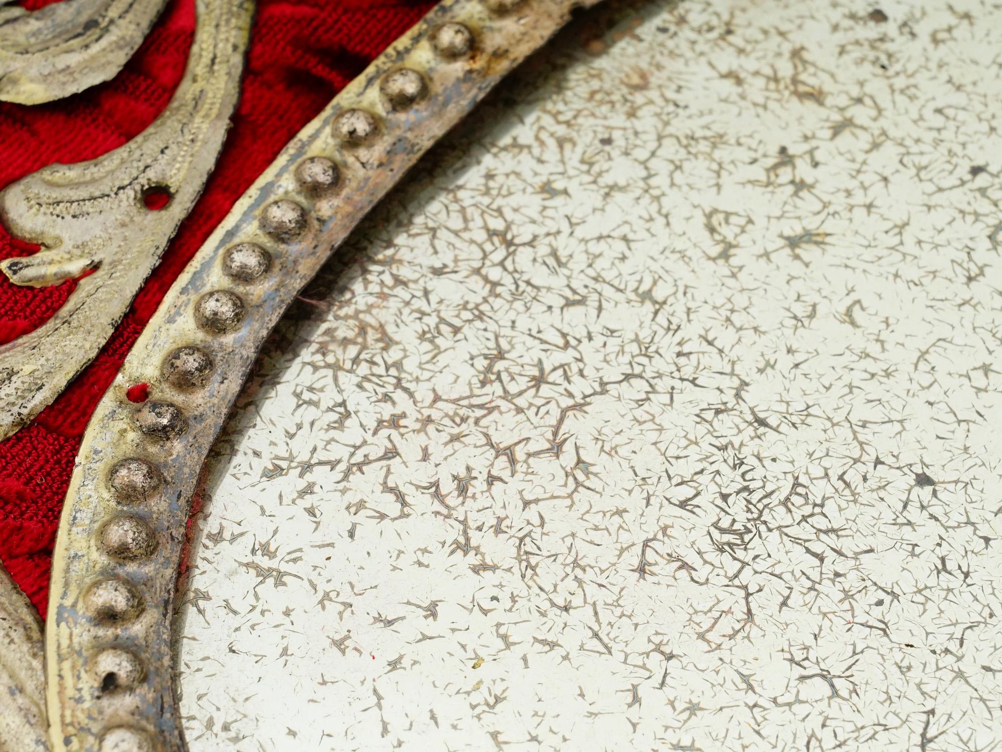 ITALIAN BAROQUE SILVER-PLATED REPOUSSE WALL MIRROR