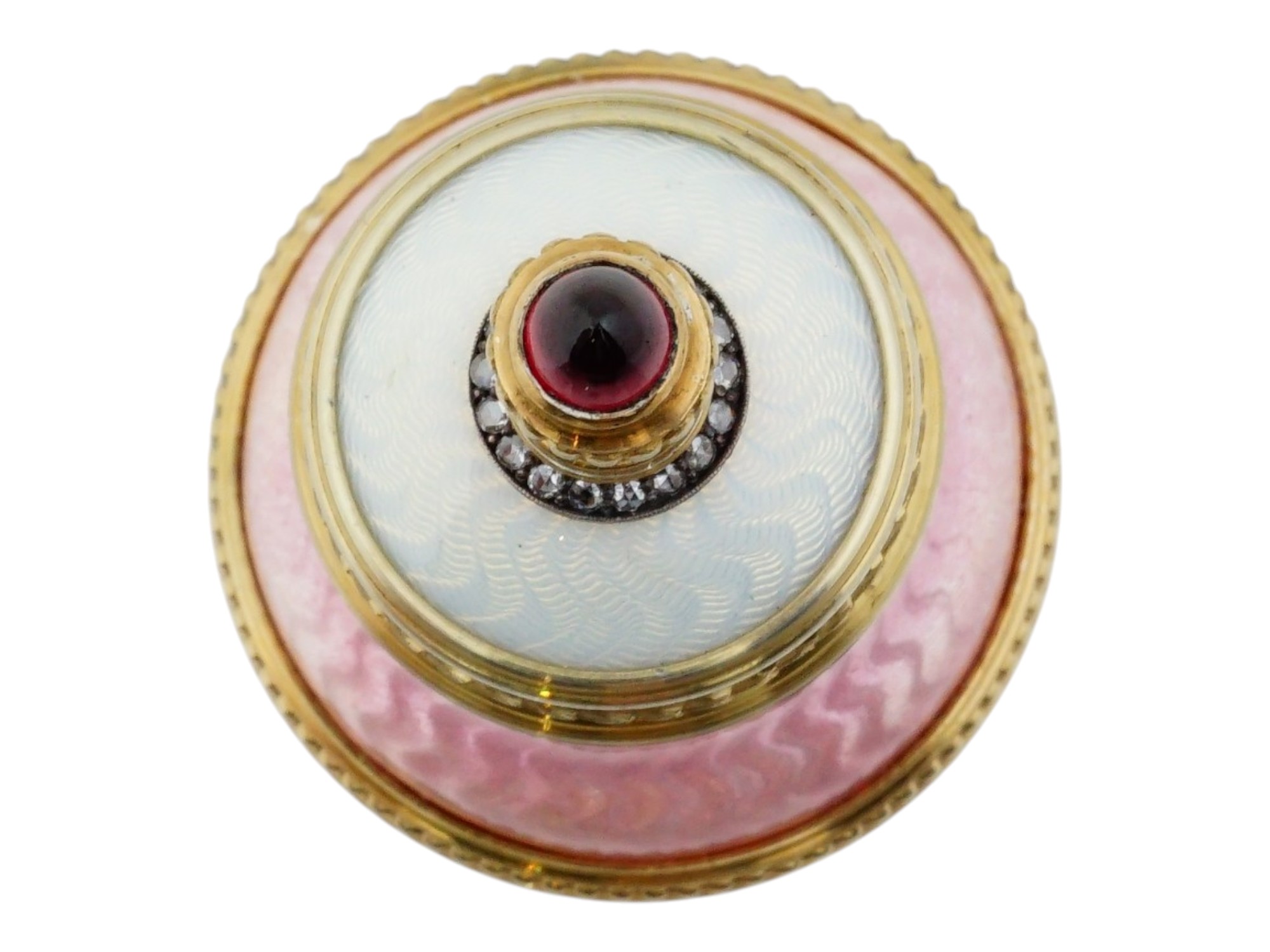 RUSSIAN SILVER GUILLOCHE ENAMEL PERFUME BOTTLE