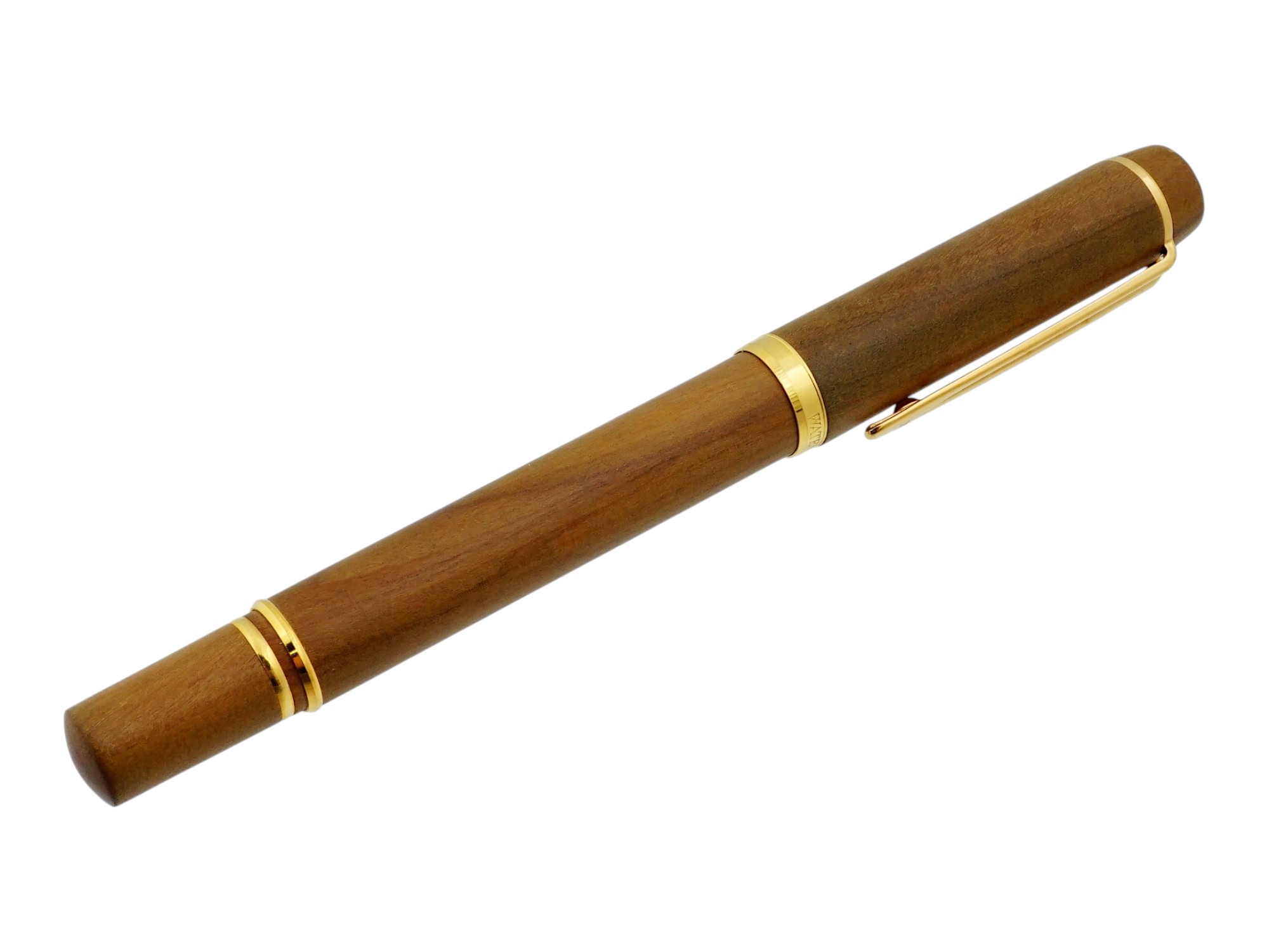 FRENCH WATERMAN 18K GOLD NIB WOOD FOUNTAIN PEN