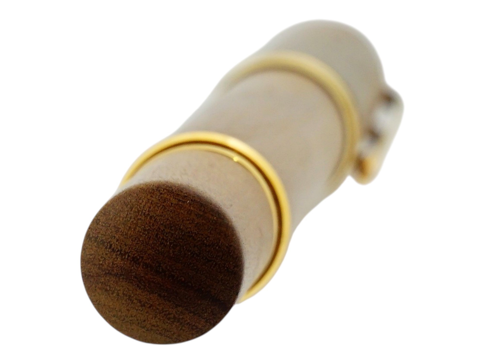 FRENCH WATERMAN 18K GOLD NIB WOOD FOUNTAIN PEN