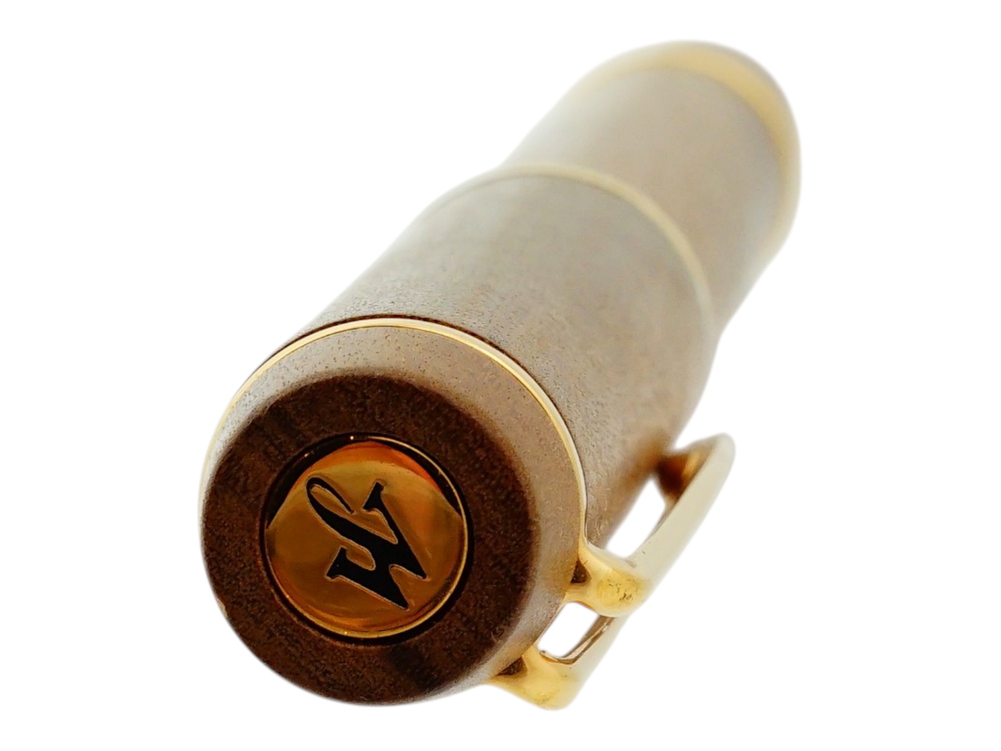 FRENCH WATERMAN 18K GOLD NIB WOOD FOUNTAIN PEN