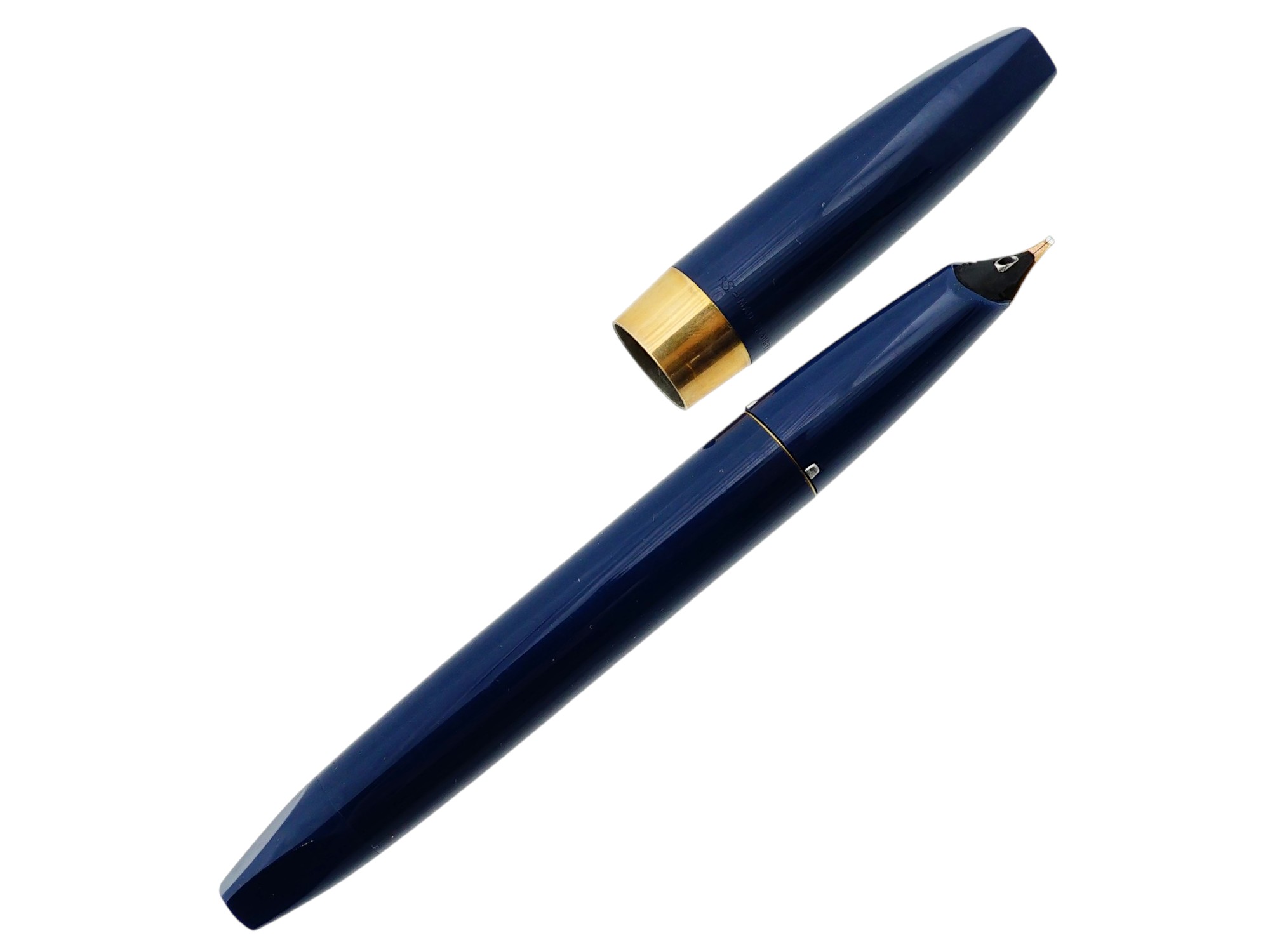 VINTAGE AUSTRALIAN SHEAFFER BLUE SNORKEL FOUNTAIN PEN