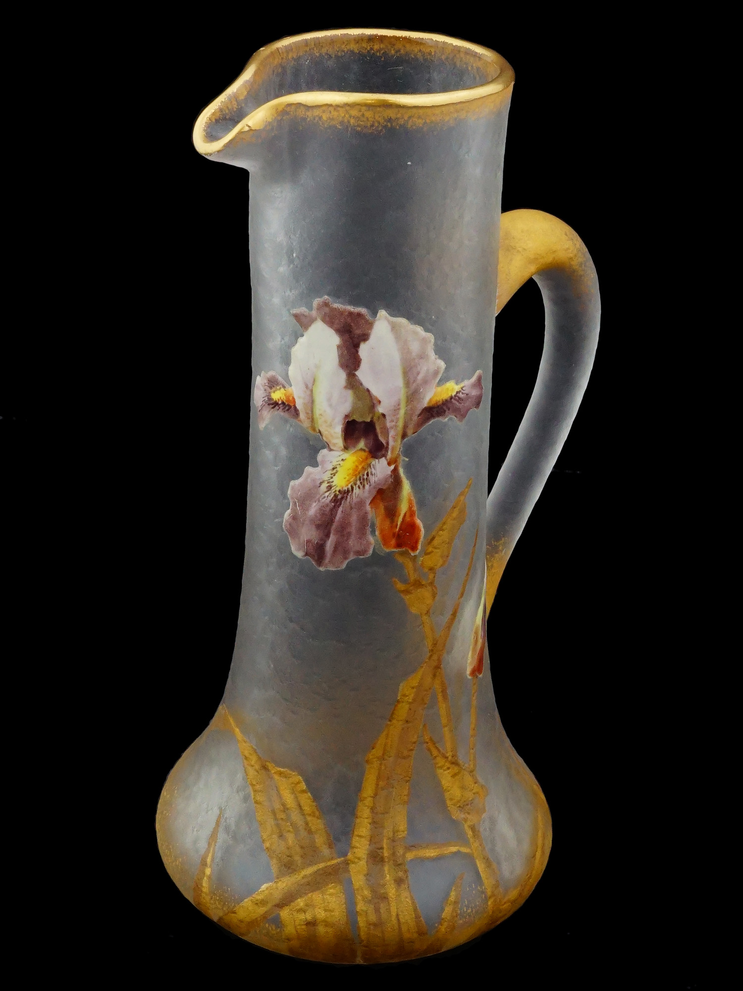 ART NOUVEAU LEGRAS & CIE CAMEO GLASS PITCHER