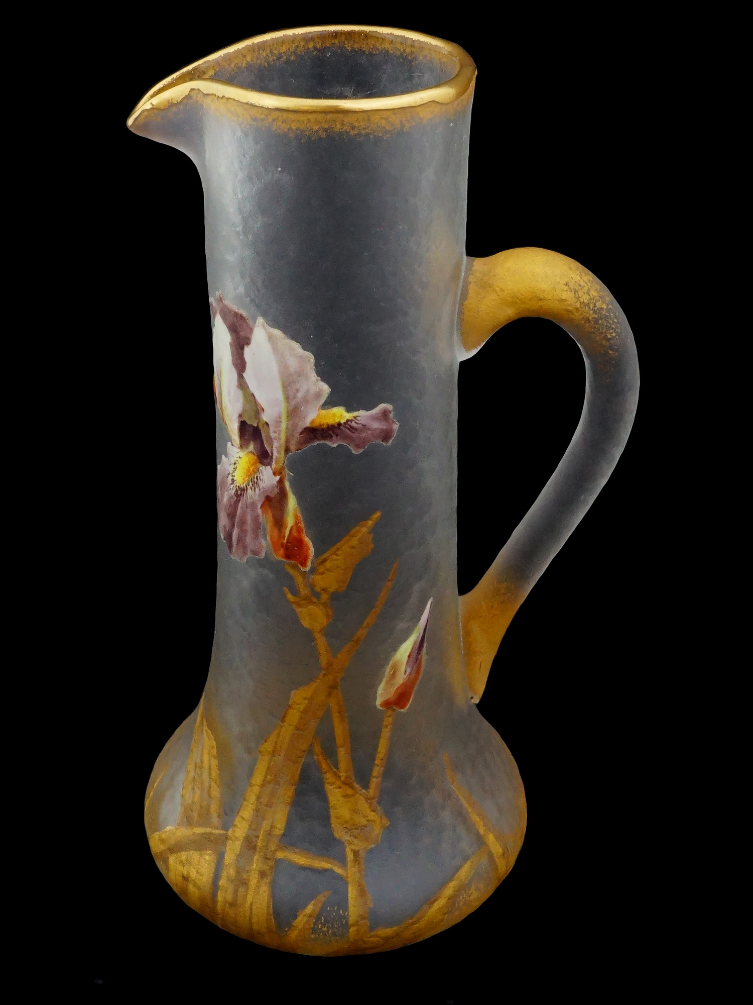 ART NOUVEAU LEGRAS & CIE CAMEO GLASS PITCHER