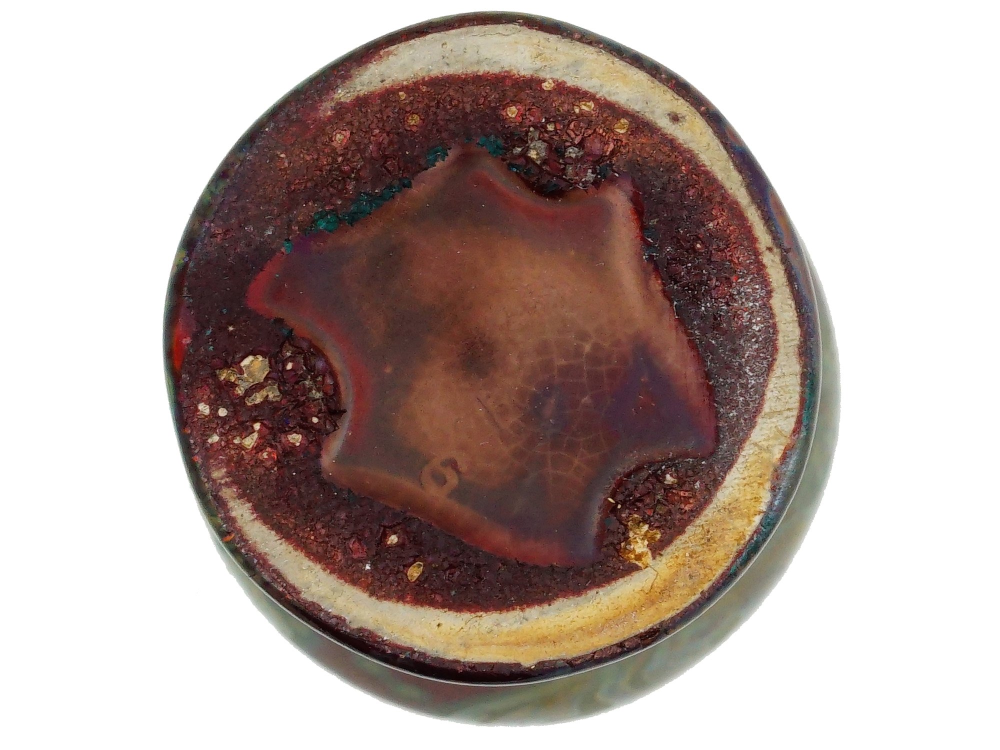 ART NOUVEAU WELLER POTTERY SICARDO IRIDESCENT VASE