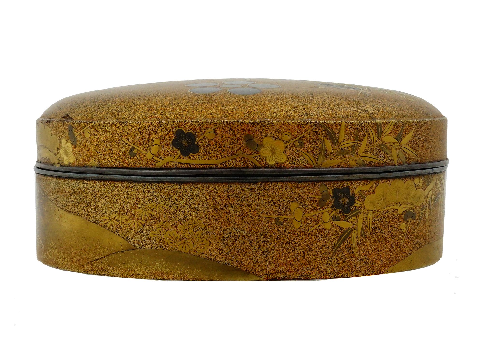 ANTIQUE JAPANESE MEIJI LACQUERWARE KOGO BOX