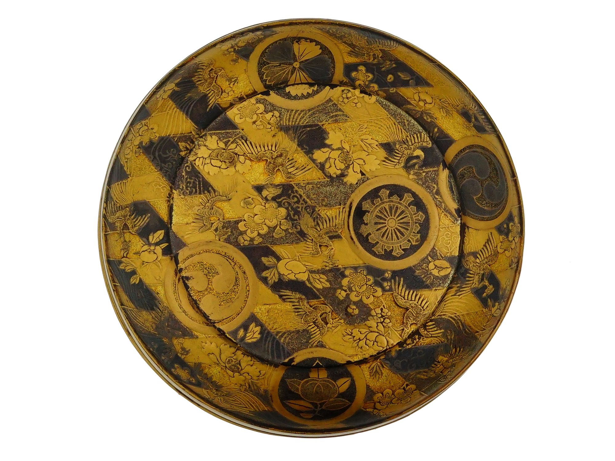 ANTIQUE JAPANESE MEIJI LACQUERWARE MAKI E BOX