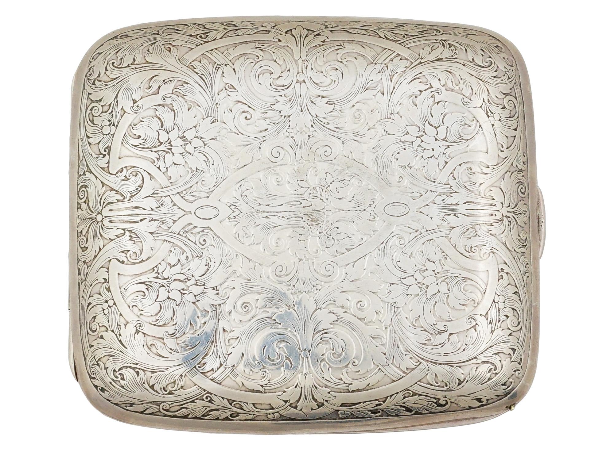 EARLY 20TH C GORHAM SILVER 8 DAYS TRAVEL CLOCK
