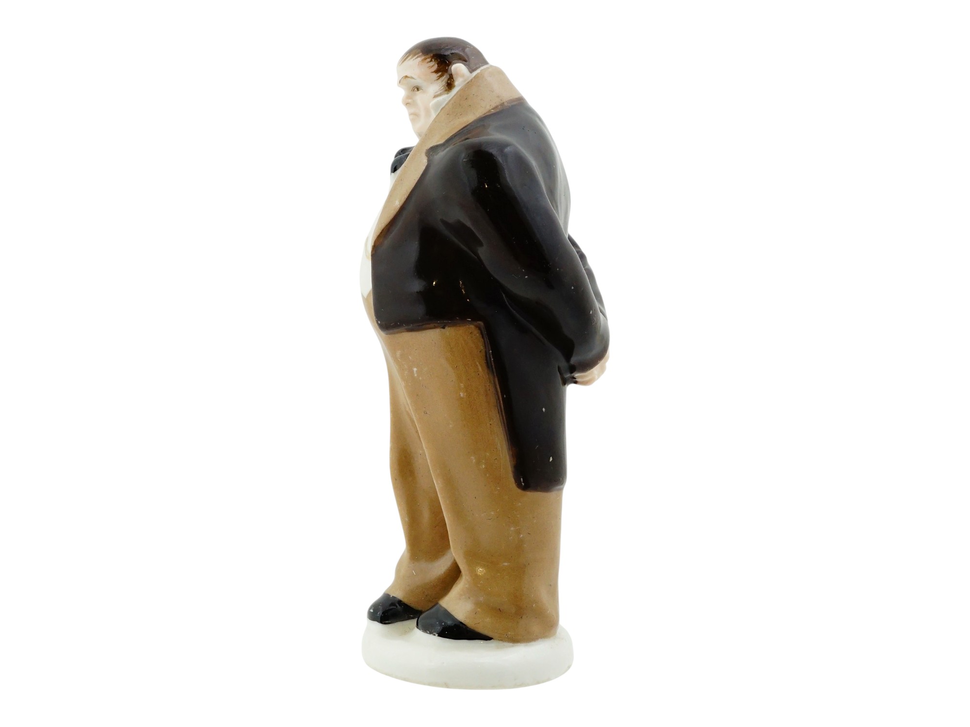 RUSSIAN PORCELAIN DEAD SOULS GOGOL SOBAKEVICH FIGURINE